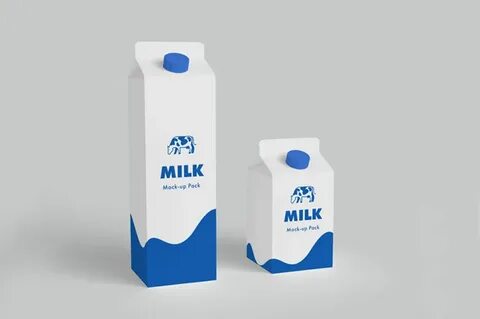 custom milk carton packaging