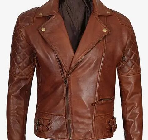 Brown Leather Jacket Women