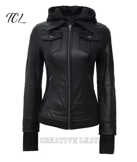 womens tall leather jacket