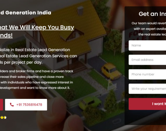 real estate lead generation aajneeti instant quote form