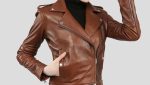 leather jacket women