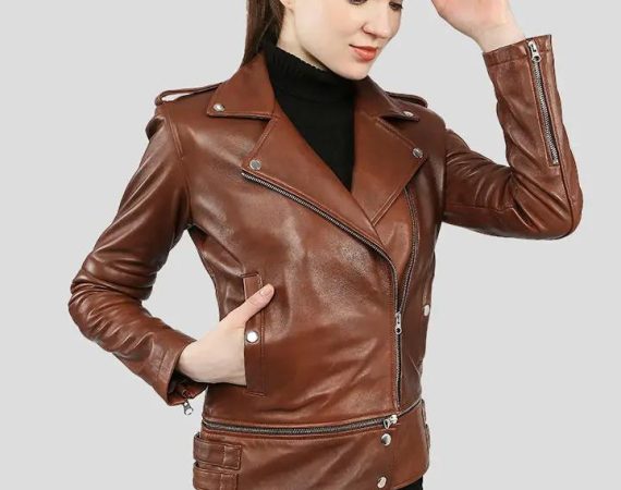 leather jacket women