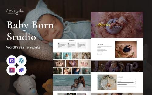 Babypiks - Newborn Photography WordPress Elementor Theme theme free