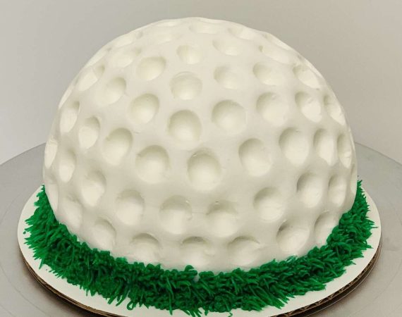 golf ball cake