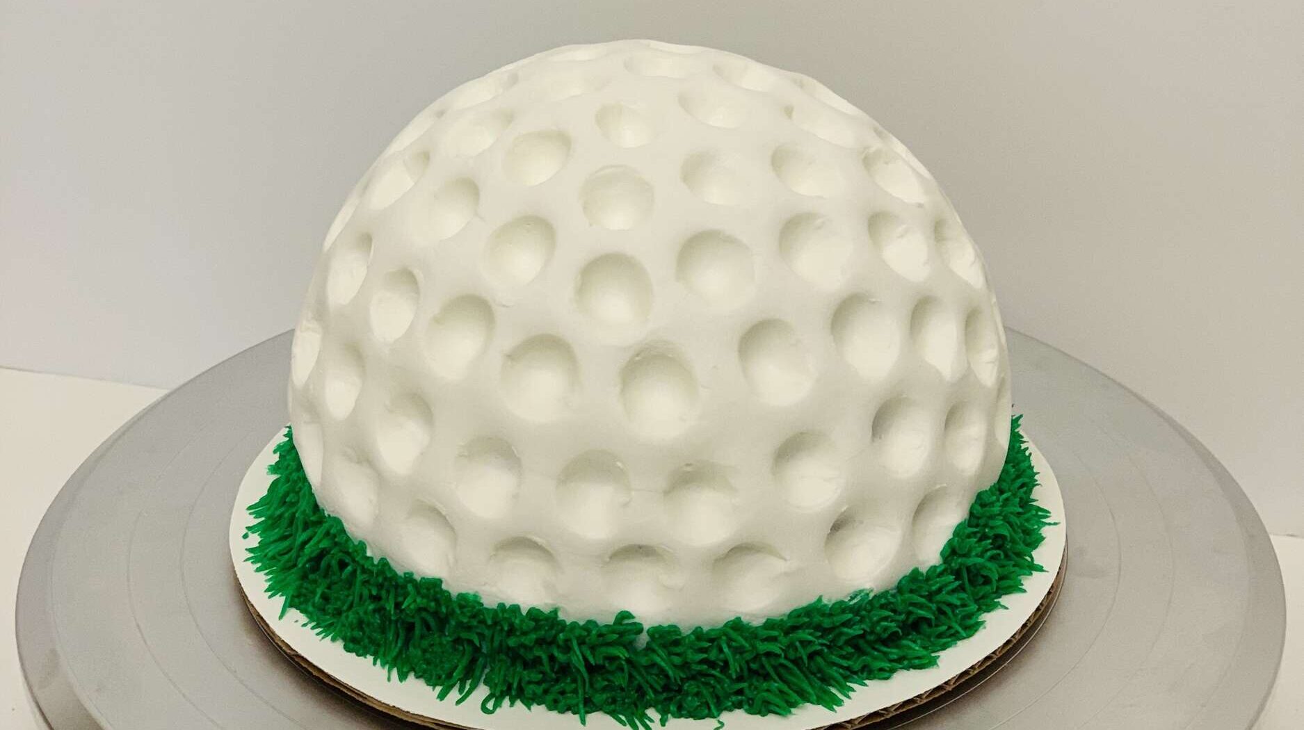 golf ball cake